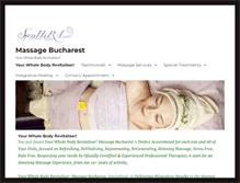 Tablet Screenshot of massagebucharest.com
